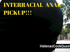 Helena Price Introduces - Bi-racial Buttfuck Hookup With Exhibitionist wifey Mrs Sapphire!  Her Husband listens in while his wifey takes a Gigantic Dark-hued Bone up her MARRIED WHITE ASS!)