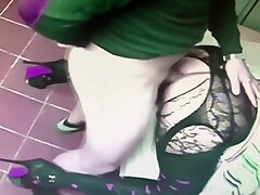 Crossdresser ravaged in doggy fashion