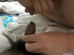 Chinese Milky Tit Hand-job