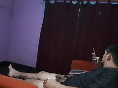 Behind-the-scenes in homemade porno flick