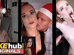 Christmas School House Soiree gets out of manage when teenies begin ravaging each other - cheating sandy-haired girlfriend