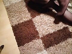 Sissy on Sissy Doubledildo Nail