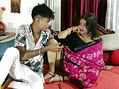 Indian New Stepmother First-ever fuckfest with Teenager Son! Scorching XXX fuckfest