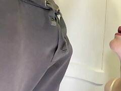 Close up fellatio - deep-throat pulsating internal ejaculation - spunk Guzzle