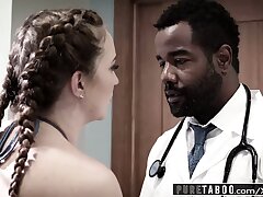 PURE TABOO Maddy O'Reilly Exploited into Big black cock Ass-fuck at Doctors