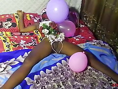 I presented my labia as a Christmas Bounty to surprise my Ex boyfriend, he smashed me real hard