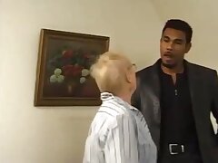 Granny with black cock