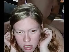 Shortstopp couldnt drink it all so a face fucked her