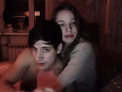 Uber-cute youthful sextape - oral job sex