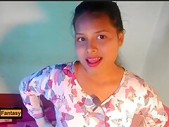 Hindi filthy conversing duo watching porno flicks and firm buttfuck sex to her gf
