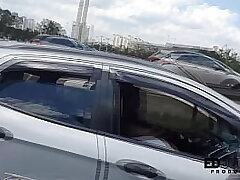 The carioca made an fellatio in the moving car in the middle of the Marginal Pinheiros - Angel Takemura