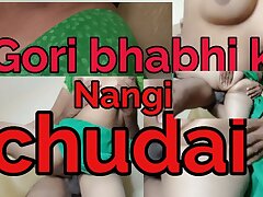 Gori bhabhi ki nangi chudai nanstop hindi fuck-a-thon flick Indian super-hot bhabhi ki Desi thokai Gori bhabhi ki jamkar chudai kari