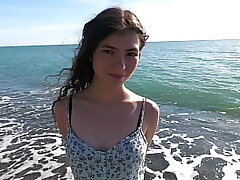 Monster Dick Kick Petite Unshaved Culo 18yo Luna Lynx with Assets Weight of Only 35 kilograms and Internal cumshot in Culo VG136