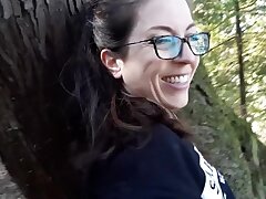 Rear end Fashion In The Woods