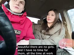 Picked up a woman on the road and she throated him off for it