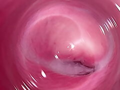 Camera deep inwards my white pearly pussy