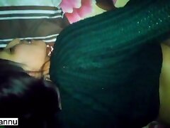 Desi Nasty Bhabhi ki Hard Chudai with Grubby Hindi Talk, Desi Torrid step Bhabhi Fucked By Here Dever Highly romantic sex
