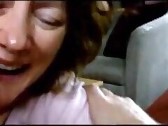 Mature wife giving a voluptuous blowjob and get facial