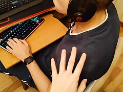 A computer game revved out to be more interesting than a bare chick