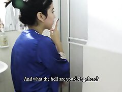 My stepsister's mega-slut enters the douche for me to bang her rump - Porno in Spanish