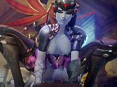 3D Compilation Dva Grace Widowmaker Dick Rail Uncensored Hentai Compilation Overwatch