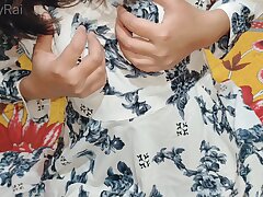 Pinky Rai Bhabhi having her pussy frigged and humped by her husband.