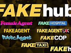 Faux Agent UK Unexperienced big jugs MILF deep throats manhood for currency