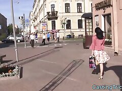 Audition amateur porked from behind