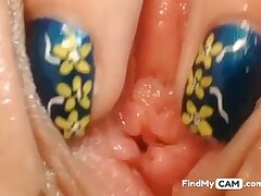 gash close up and ass-plug