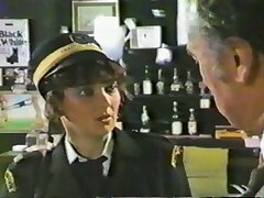 Brit Female Traffic Cop at the Slapping Pub