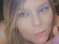 Fuckslut sucking man meat and texting boys taling mud