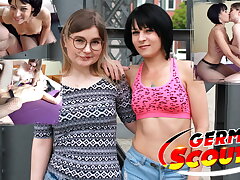GERMAN SCOUT - CANDID BERLIN GIRLS’ FIRST FFM THREESOME PICKUP