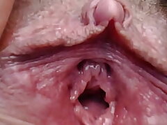 fledgling big clitoris fondling climax in macro shot cam
