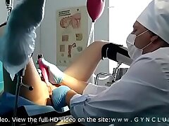 Girl investigated at a gynecologist's - stormy orgasm