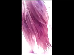 Chubby redhead sucks and fucks in backyard