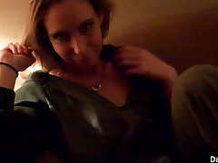 Amateur Honey Strips And Showcases Her Vulva