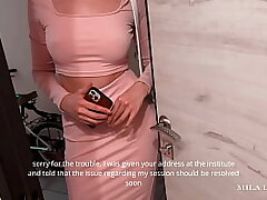 Hardcore The schoolteacher fucked a luxury, hot, lustful, young college girl and concluded on her vag - Mila Lioness