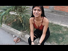 POV COLOMBIAN Mega-bitch HAS Fuckfest WITH A STRANGER FOR MONEY SPANISH Pornography