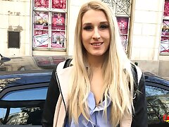 GERMAN SCOUT - Hot School Teen Diane talk to ANAL Casting