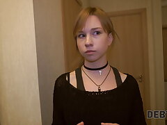 Debt4k. Super-cute redhead Alice Klay should blow and rail dick