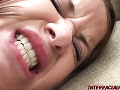 Wild honey Savannah Stern fucked by two monster BBCs