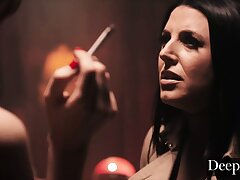Deeper. Angela Milky Leads Switch sides Group sex in a Warehouse