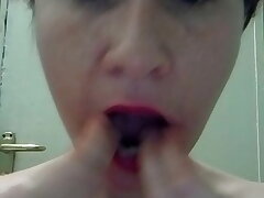 Cockslut Olga preps to humping mouth. Dirty Converse (rus)
