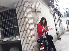 Asian nymph banged