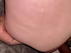 Dark-hued stepdad makes 18 yr elderly step daughter have fuckfest with him , I told him not to jizz inwards of me but he still did