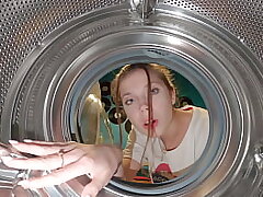Step Sister in law Got Stuck Again into Washing Machine Had to Call Rescuers