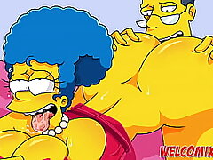 Penetrating the molten neighbor! The neighbor's love - The Simptoons