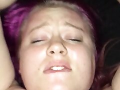 Sub c25w being gasped while manacled and pounded to ejaculation