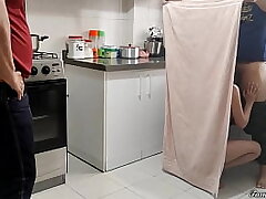 My Step-mom is a Bitch who Likes to be Fucked Next to her Cuckold Husband who Satiates her NTR