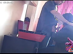 Spy camera : assistant caught sucking Mr John's boner